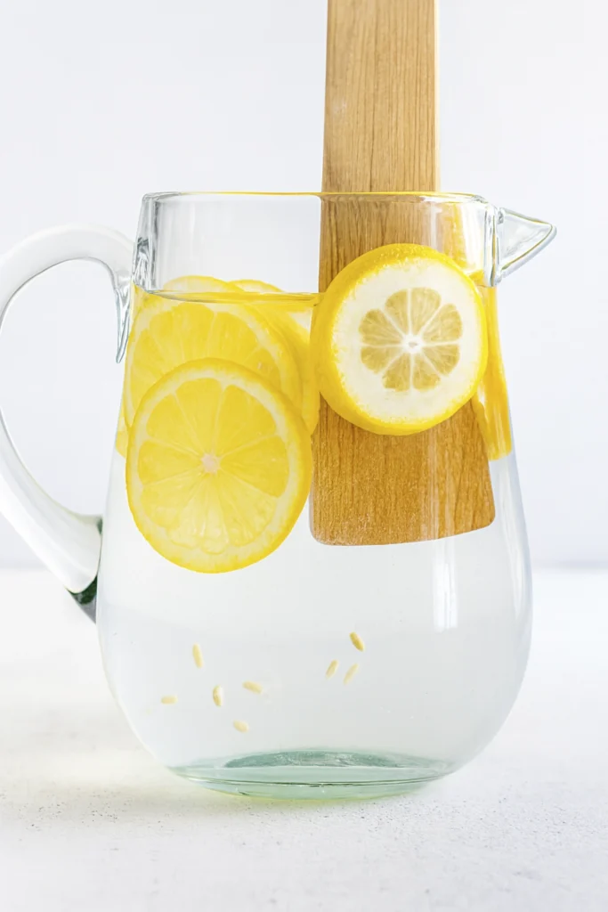 Cucumber lemon water recipe for detox and hydration